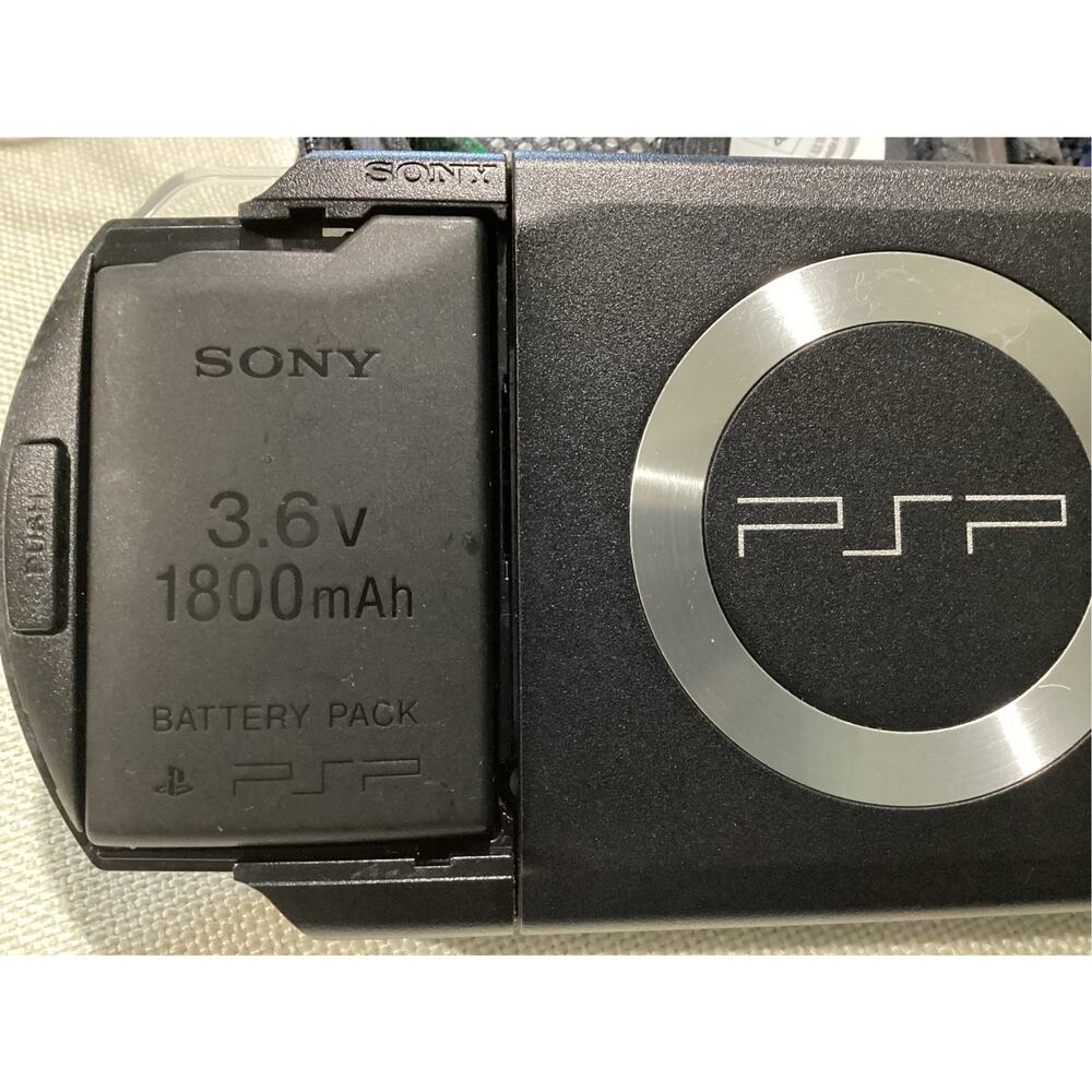 Sony PSP 2001 Black Handheld Console Bundle w/ Charger, Case, Manual & 5 Games - Picture 11 of 11